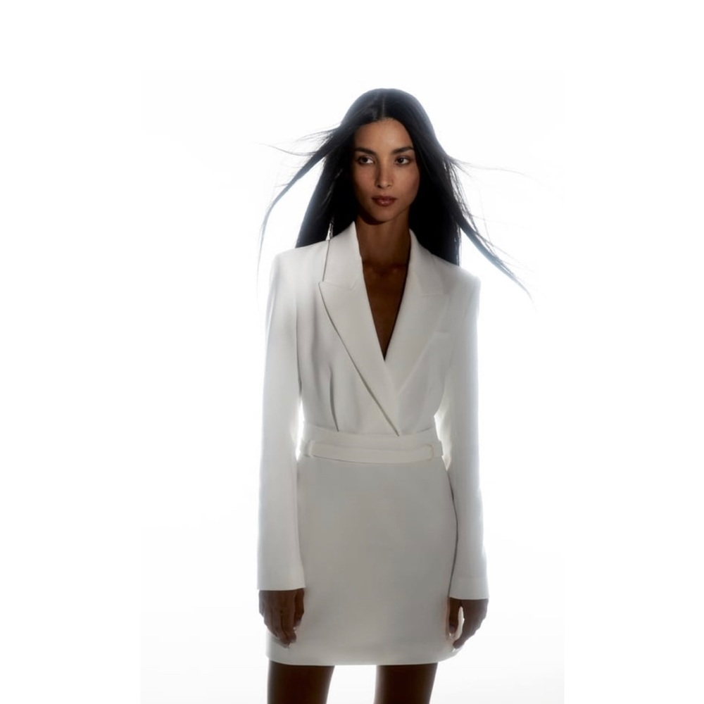 Belted Blazer Dress